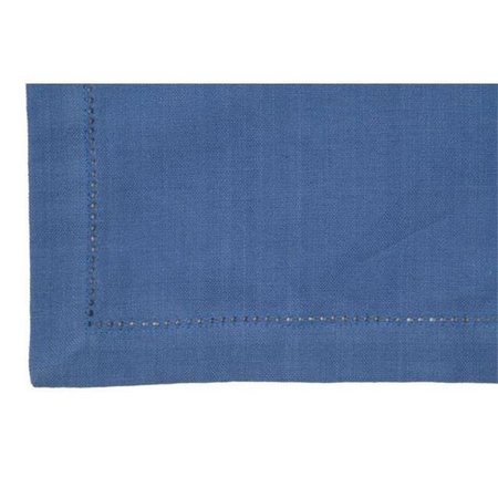 DUNROVEN HOUSE Dunroven House K818-PB 60 x 84 Inch Hemstitch Tablecloth in Provencal Blue K818-PB